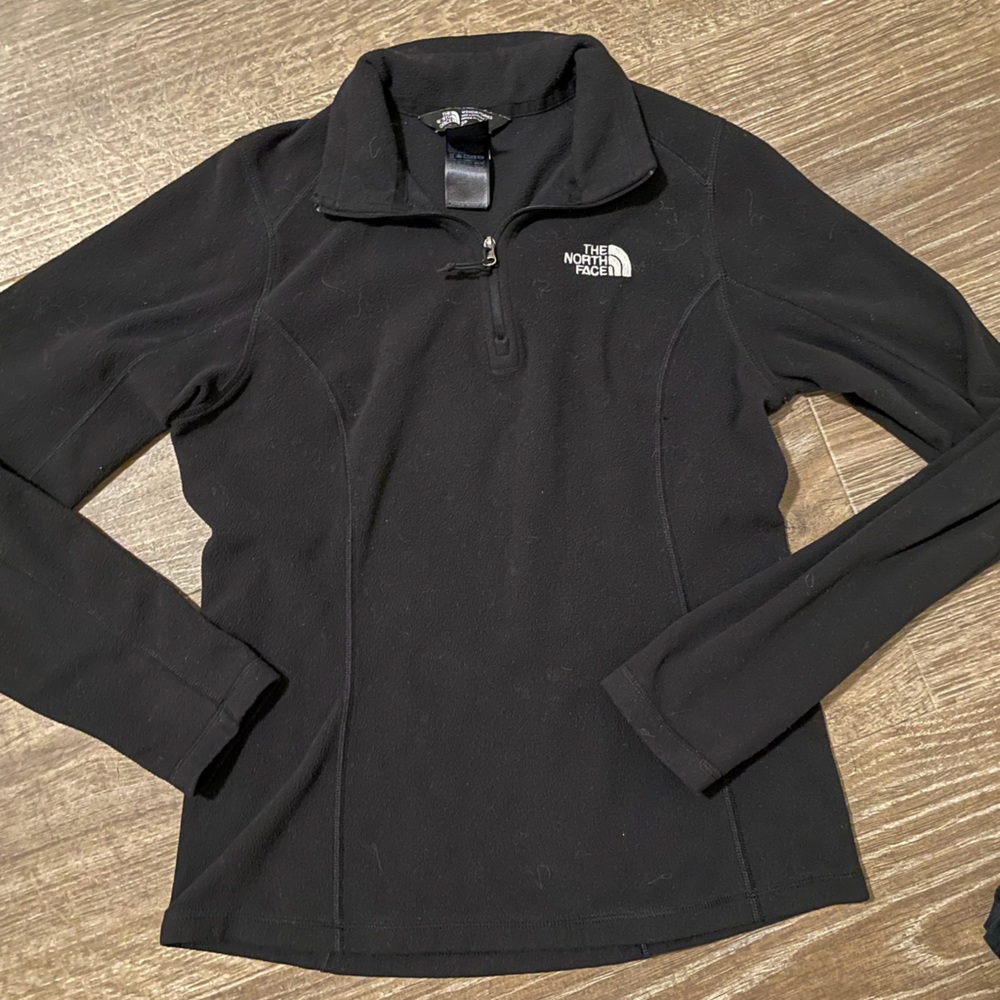 North Face quarter fleece zip